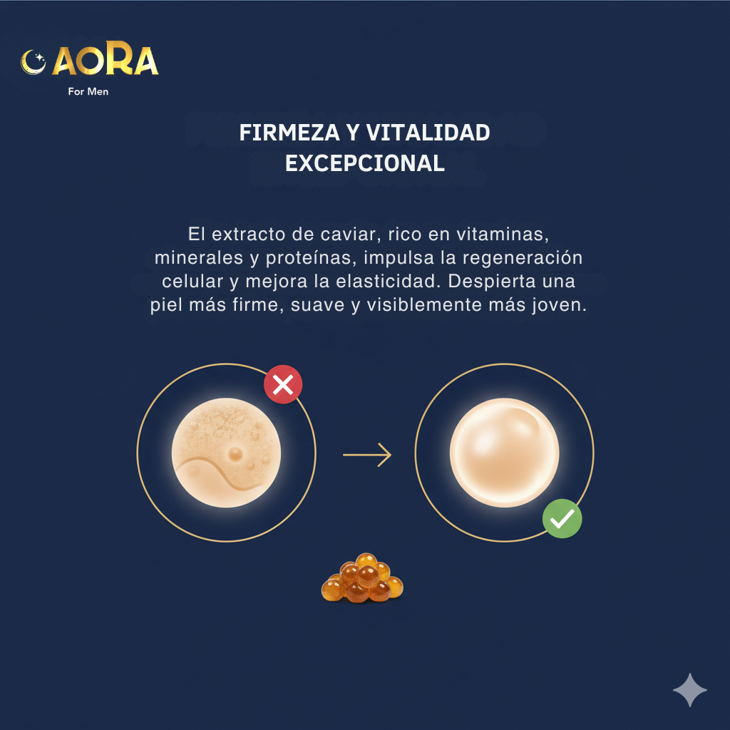 Crema Facial AORA For Men - Firmeza y Regeneración