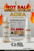 Hot Sale: Dúo AORA (Dermolimpiador + Crema Facial)