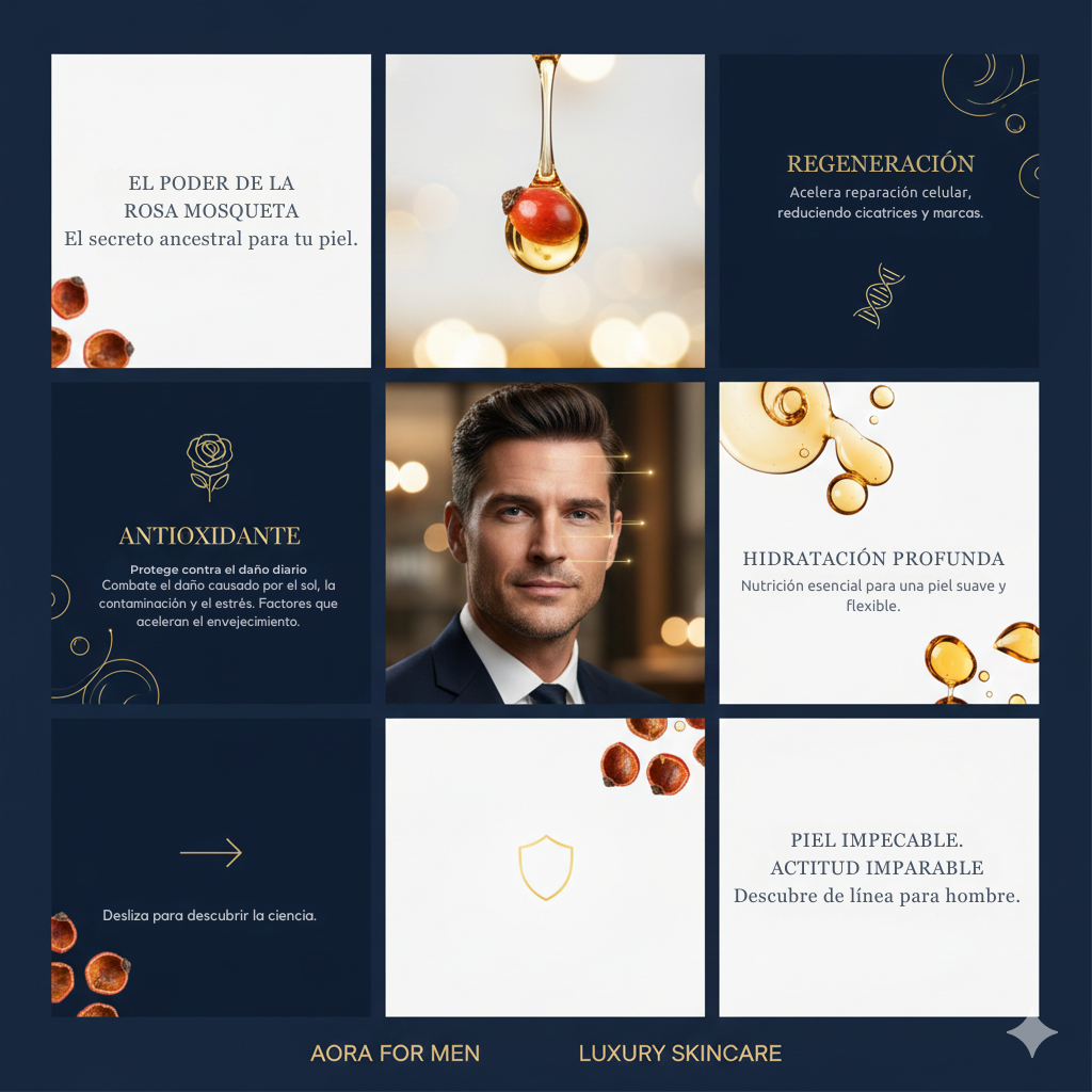 Crema Facial AORA For Men - Firmeza y Regeneración